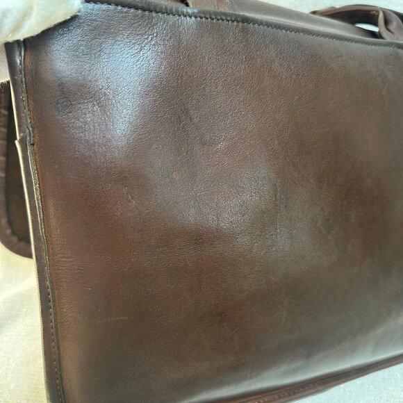 Vintage Coach Suspender Bag 9490, in Mocha Leather, Pre serial NYC early 70s - Picture 15 of 15